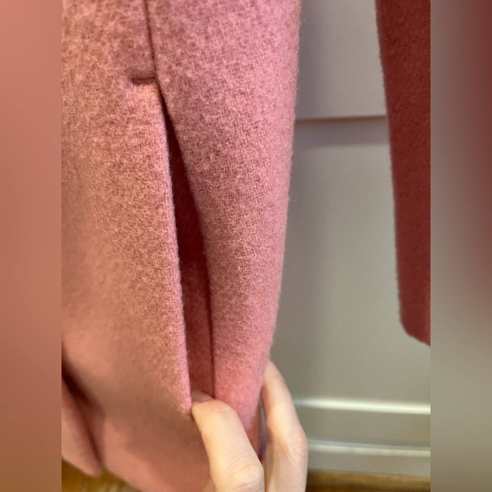 Crewcuts girls pink city pea coat size 10, worn twice - Picture 5 of 13
